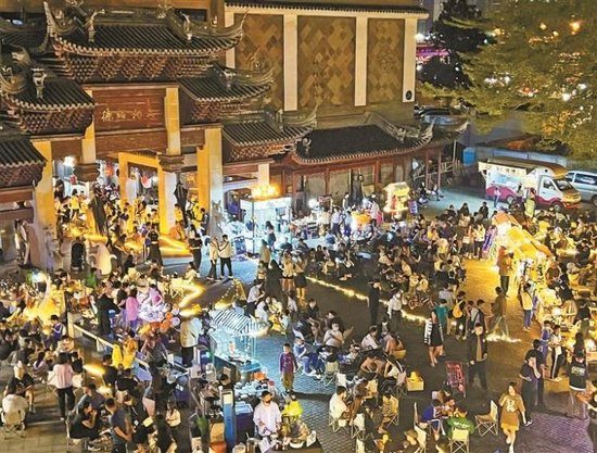 黄贝街道“古顽集市”(黄贝街道供图)