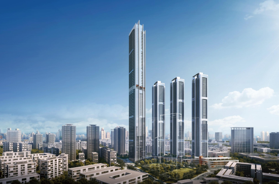 图为蔡屋围城市更新一期子项目a效果图(以实际建成为准)