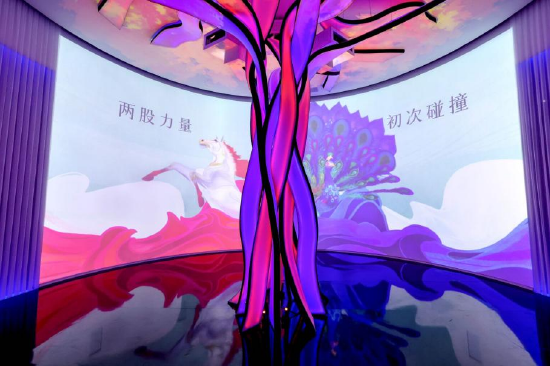 the macallan 麦卡伦盈钻 “邂逅·新生”灵感之旅限时体验空间“灵感之树”区域