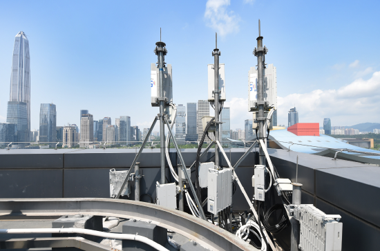 中国移动5g基站。(资料照片)深圳特区报记者 何龙 摄