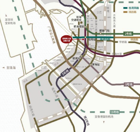 项目无缝连接多条交通枢纽,拥有得天独厚的地理优势