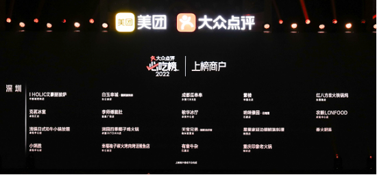 福田上榜21家商户,全市占比最高